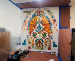 STAINED GLASS MURAL